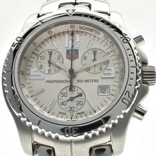 Tag Heuer — Tag Heuer CT1112 Link Series Silver Dial Chronograph Quartz 41mm — Watch — resale