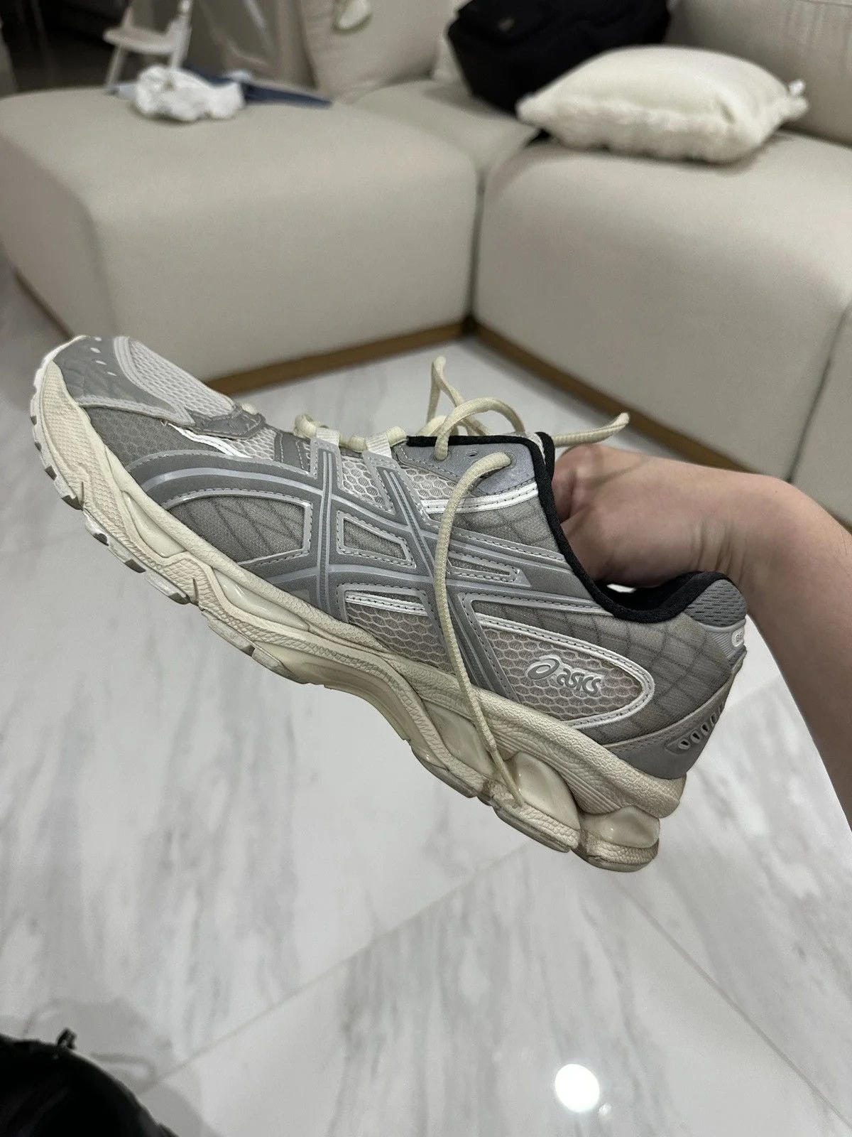 Asics — Min-Nano X Asics GEL-Nimbus 10.1 "Sheet Rock" — Sneaker — resale