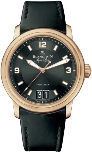 Worldofluxuryus — Blancpain Leman Big Date 18K Rose Gold — Watch — resale