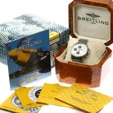 Breitling — Breitling Navitimer Fighters L13330 40mm PT950 SS Silver Dial Automatic #C001 — Watch — resale