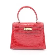 Hermès — Hermes Kelly Porosus Lisse One Size — Handbag — resale