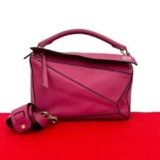 Loewe — Loewe Puzzle Logo 2way Mini Boston — Handbag — resale