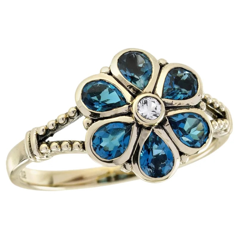9K Solid and London Style Floral — Jewelry — resale