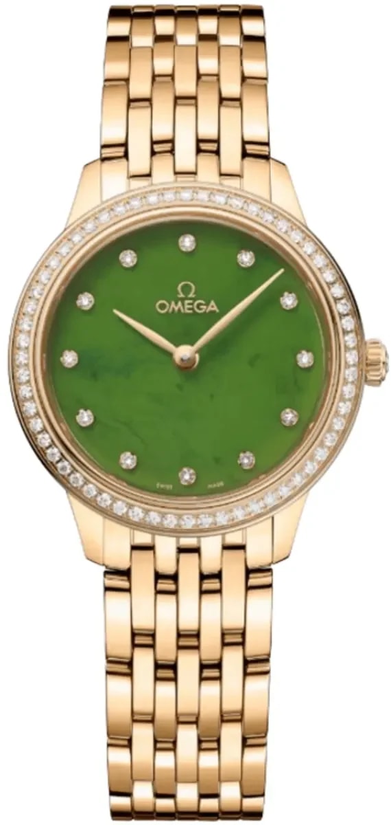 Worldofluxuryus — Omega de Ville Prestige 18K Yellow Gold & Diamonds Lady's — Watch — resale