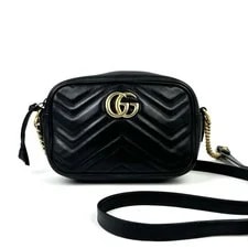 Gucci — Gucci Mini GG Marmont Chain Quilted From Japan — Handbag — resale