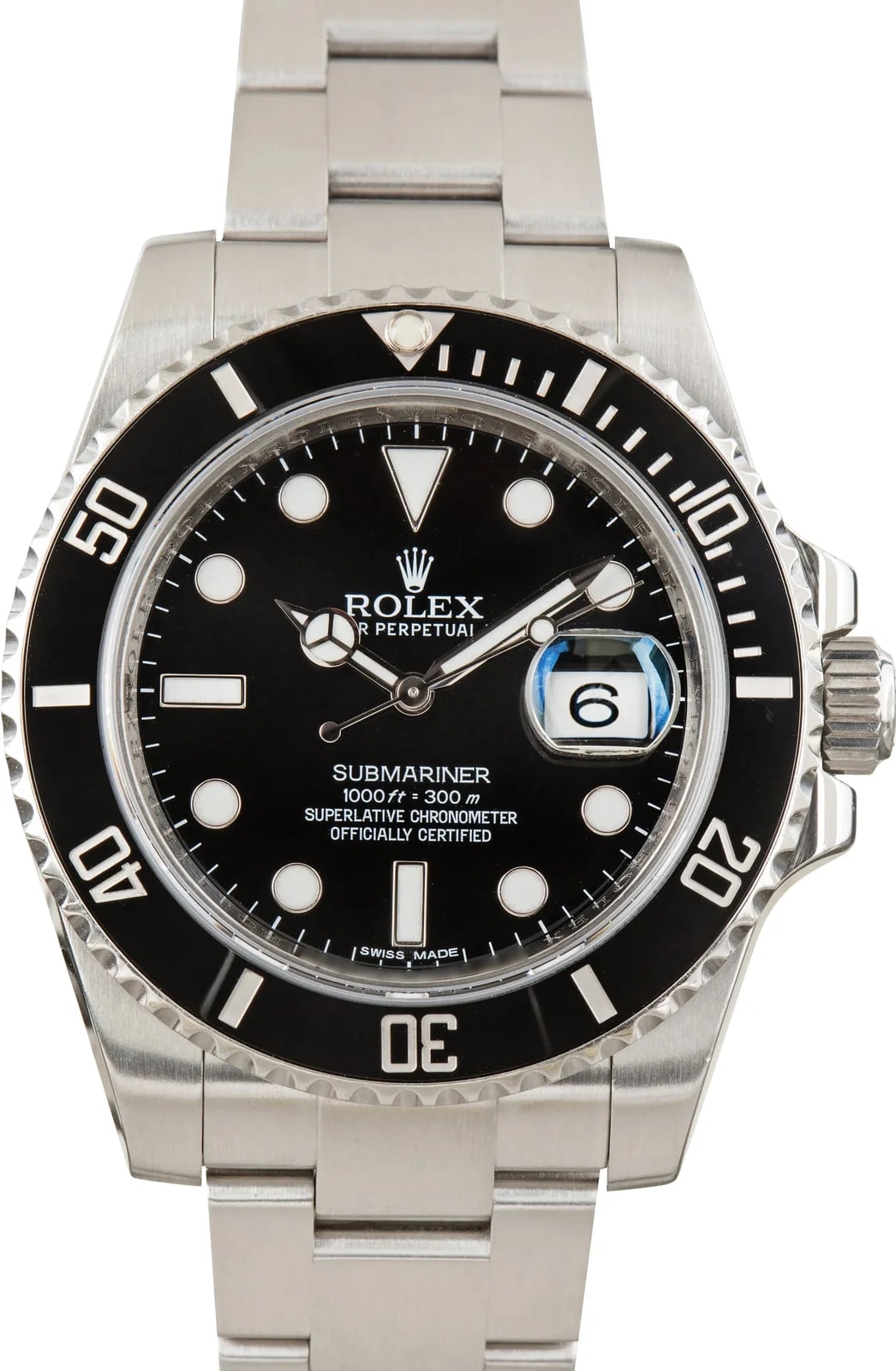 Rolex — Stainless Steel Rolex Submariner Black Dial Ref 116610 — Watch — resale