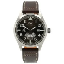 IWC — IWC Pilot UTC Brown Dial Stainless Steel 44mm Automatic ’S IW326104 — Watch — resale