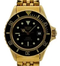 Heuer — Heuer Pre-Tag 32mm Midsize 1000 Series Gold "Wolf of Wallstreet "- 984.015! — Watch — resale