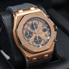 Audemars Piguet — Audemars Piguet Royal Oak Offshore in 18k Rose Gold 42mm Champagne 2017 Full seT — Watch — resale