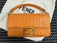 Fendi — Authentic Fendi Baguette Embossed RRP $6320 — Handbag — resale