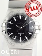 Omega — Omega Constellation 35mm Stainless Steel Black Dial 123.10.35.60.01.001 — Watch — resale
