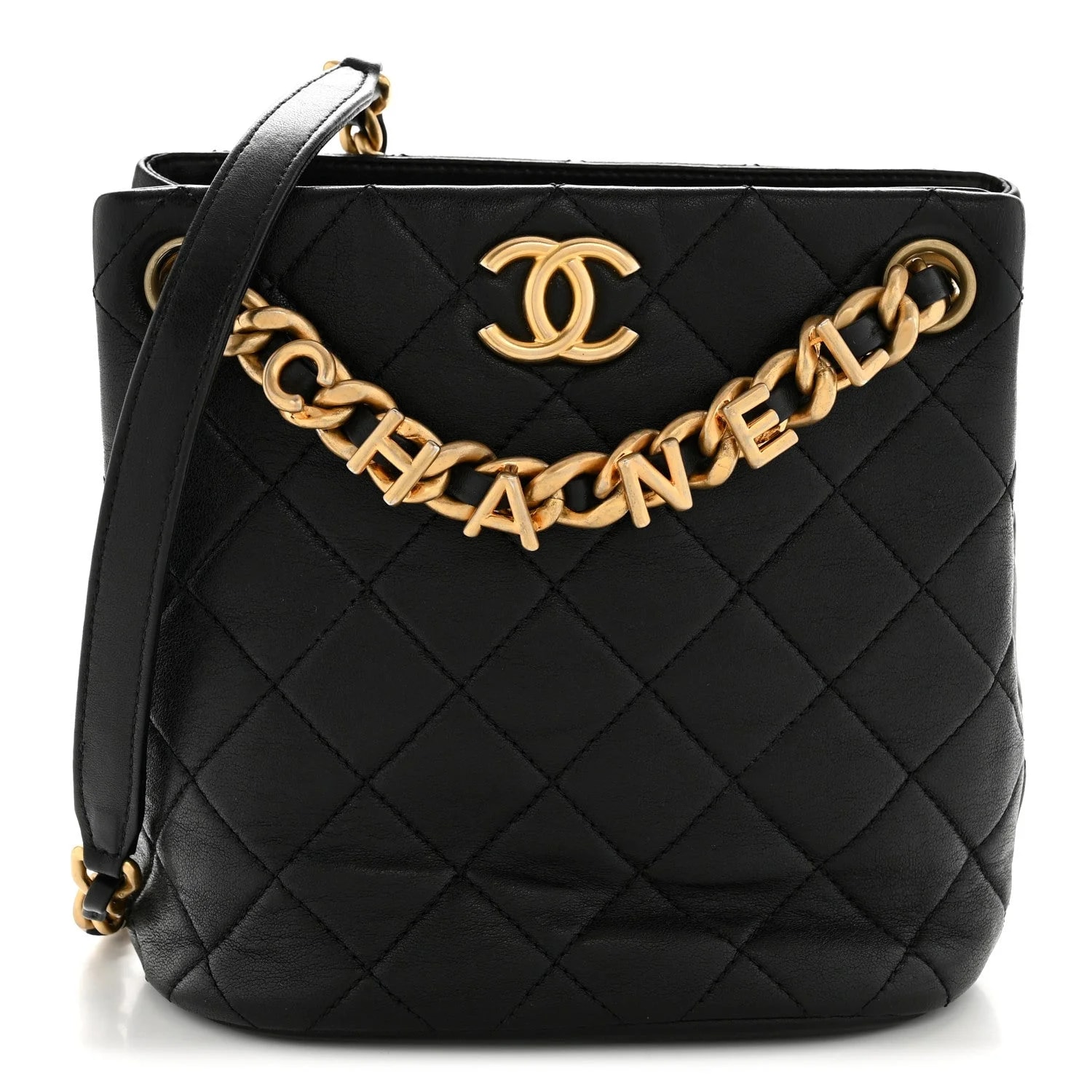 Chanel — Chaine Lettre Small Bucket — Handbag — resale