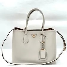 Prada — HJ-029 Prada Medium Double Talco — Handbag — resale