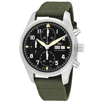 IWC — Pilot Spitfire Chronograph Automatic Green Dial IW387902 — Watch — resale