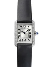 Cartier — Cartier Tank Must SM W4TA0031 Stainless Steel 29.5mm Diamond Bezel #KMW713 — Watch — resale