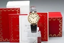 Cartier — *Near / BOX & Papers* Cartier Vendome LM Roman Dial 30mm Quartz — Watch — resale