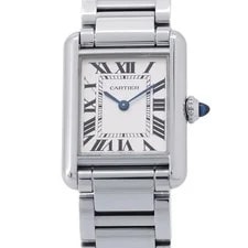 Cartier — Cartier Quartz Tank Must WSTA0051 Stainless Steel 29.5mm Silver Dial #TZW367 — Watch — resale