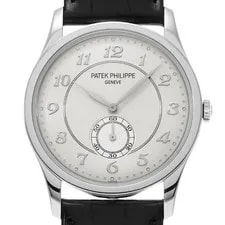 Patek Philippe — Patek Philippe Calatrava 5196P-001 Silver Platinum Automatic #W037 — Watch — resale