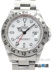Rolex — Rolex Explorer2 16570 Stainless Steel 40mm Box and Papers #TW2019 — Watch — resale