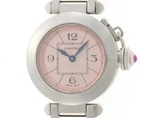 Cartier — Cartier Miss Pasha W3140008 Stainless Steel 27mm Pink X Silver Dial #DW2038 — Watch — resale