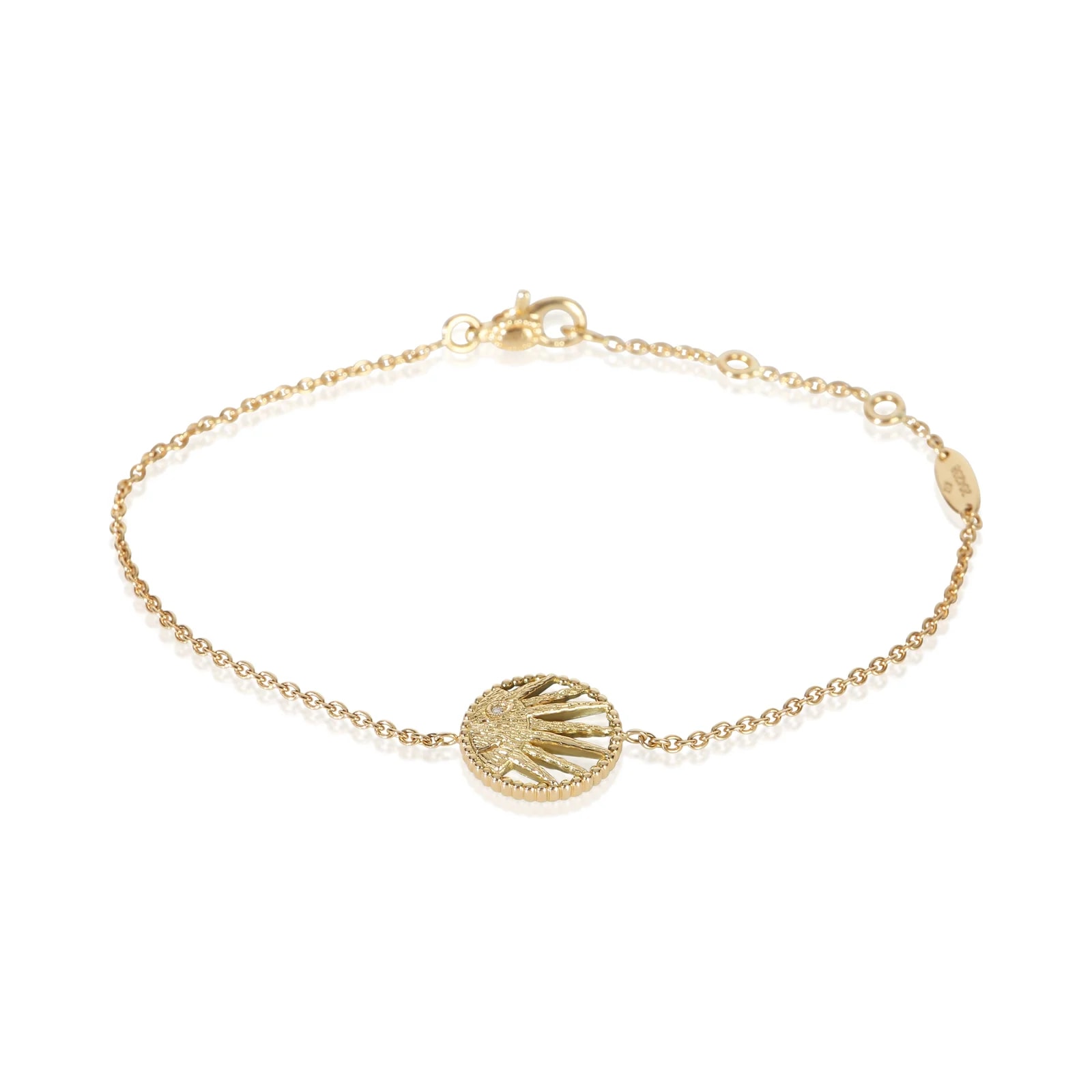 Dior — Christian Dior Yellow Gold Mother of Pearl and Celeste 18k — Jewelry — resale