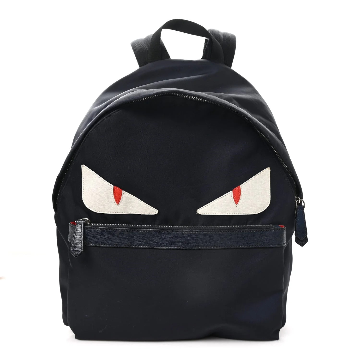 Fendi — Vitello Liberty Embossed Monster Eyes Pocket Backpack — Handbag — resale