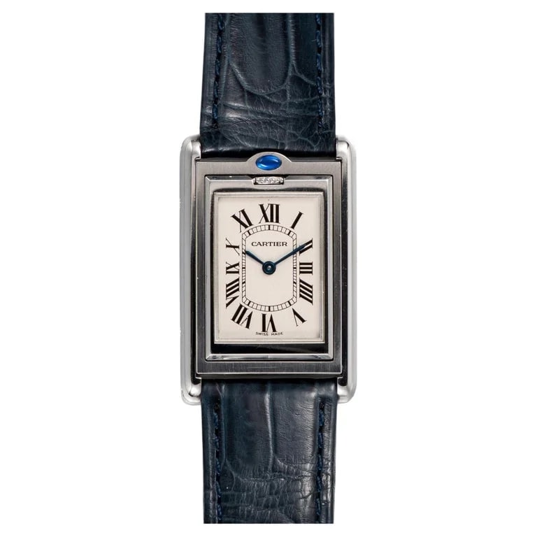 Cartier — Cartier Basculante 2405 White Dial SS Quartz 2002 — Watch — resale