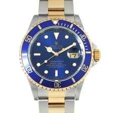 Rolex — Rolex Submariner Date 16613 Blue Dial Stainless Steel Automatic 40mm #W905 — Watch — resale