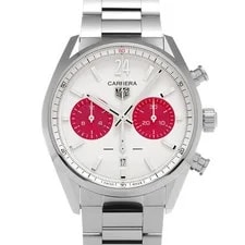 Tag Heuer — TAG Heuer Carrera CBN201M.EA0016 ( CBN201M) 42mm White / Red #WW2221 — Watch — resale