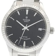 Tudor — Tudor Style Date Automatic Black Dial 34mm SS From Japan — Watch — resale