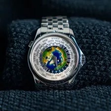 Patek Philippe — 2018 Patek Philippe World Time 5131/1P-001 39.5MM Platinum — Watch — resale
