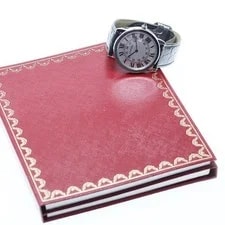 Cartier — Cartier Ronde Solo LM W6700255 36mm SS/Leather Silver #C16780 — Watch — resale