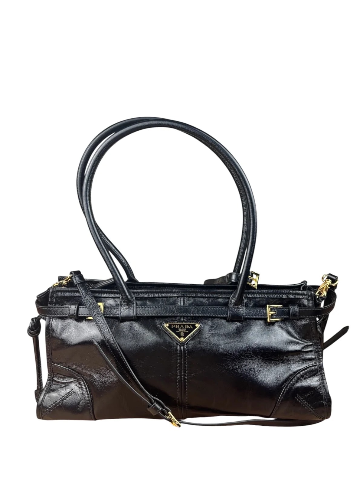 Prada — Prada Bonnie Medium Two-Way — Handbag — resale
