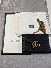 Gucci — Gucci GG Marmont Mini Chain Wallet — Handbag — resale