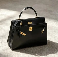 Hermès — Hermès Kelly 32 Deep Sea Flap Top Handle — Handbag — resale