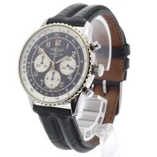 Breitling — Breitling Navitimer 92 D30022 38mm SS Black / Silver #C4025 — Watch — resale