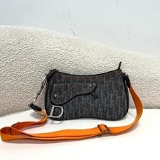 Dior — Dior Authentic Saddle 27*3*17cm Free Tracked Shipping — Handbag — resale