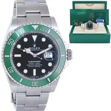 Rolex — 2023 NEW Papers Rolex Submariner 41mm Green Starbucks MK2 126610LV Box — Watch — resale
