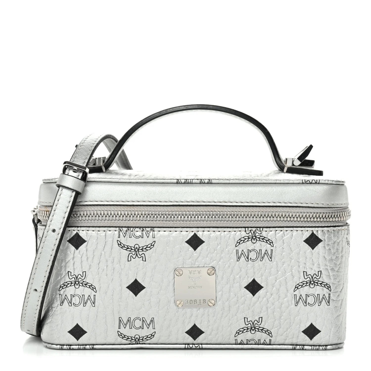 MCM — Metallic Visetos Vanity Case — Handbag — resale