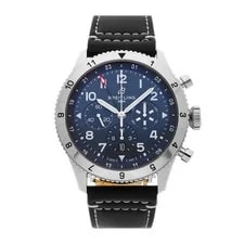 Breitling — Breitling Super Avi B04 Chronograph GMT Tribute Steel Auto Blue AB04451A1C1X1 — Watch — resale