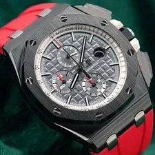Audemars Piguet — Audemars Piguet Royal Oak Chronograph Grey Dial Ceramic Rubber 26405CE — Watch — resale