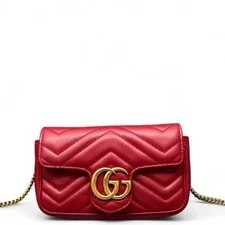 Gucci — Gucci Chevron Super Mini GG Marmont (ws060326a5r) — Handbag — resale