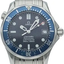 Omega — Omega Seamaster 300M Automatic 36mm 2551.80 Stainless Steel mensWatch Blue — Watch — resale