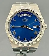 Tudor — Tudor Blue Royal Stainless Steel 28600 - W/ Card — Watch — resale