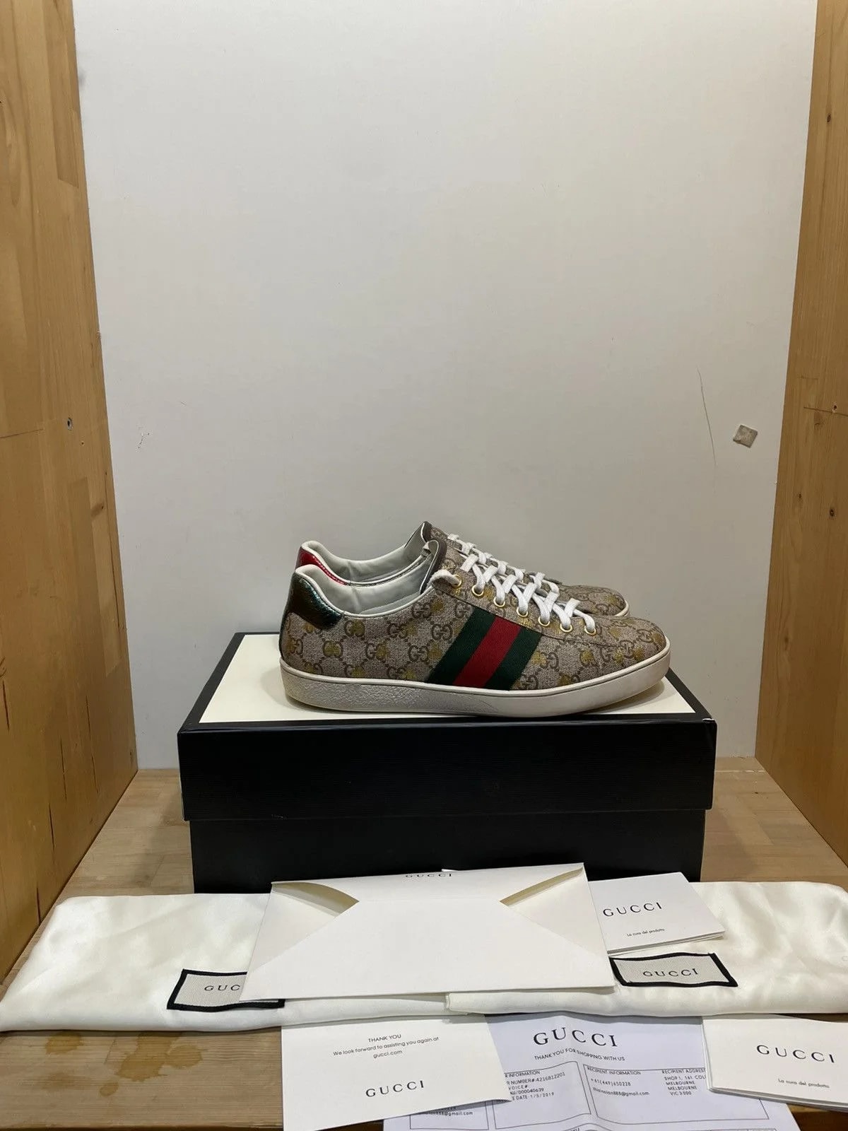 Gucci — Gucci Ace Fits Like 42-43 — Sneaker — resale