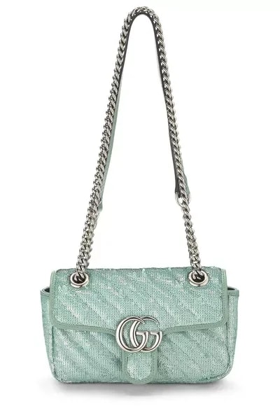 Gucci — Sequin GG Marmont Mini — Handbag — resale