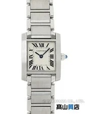 Cartier — Cartier Tank W51008Q3 / 2384 Stainless Steel 20mm Quartz #TW2368 — Watch — resale