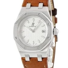 Audemars Piguet — Audemars Piguet Royal Oak 67600ST.OO.D080VS.01 Stainless Steel Leather #HDW863 — Watch — resale