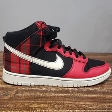 Nike — Nike Dunk High Plaid ’S Size 12 Athletic — Sneaker — resale