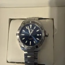 Tag Heuer — TAG Heuer Aquaracer Diver Blue Dial Stainless Steel, Box & Papers — Watch — resale